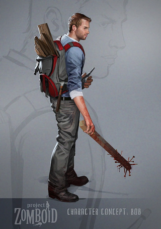 Illustration for article titled Project Zomboid's Concept Art Also Blows Up Aircraft Carriers